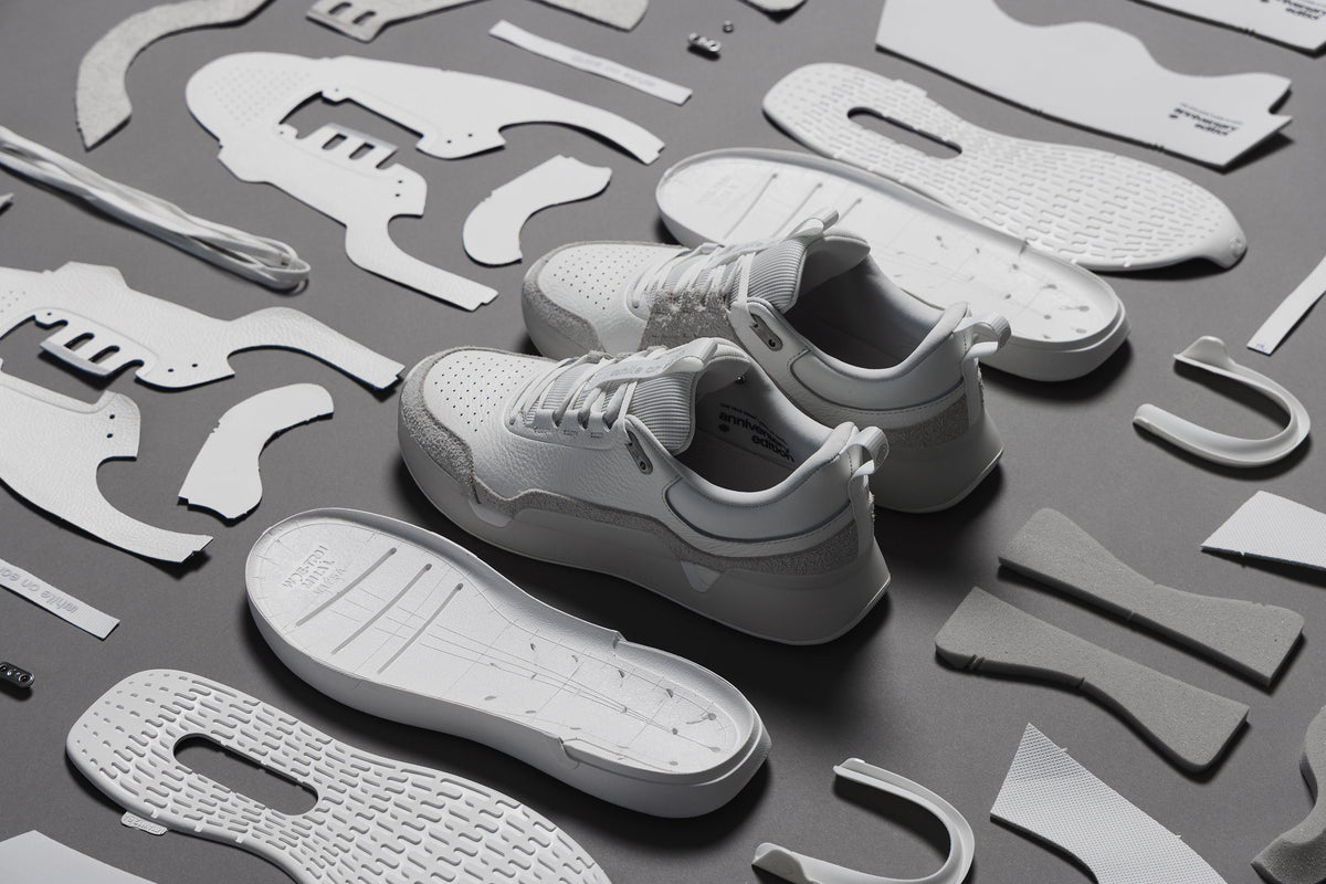 women's leather trainer