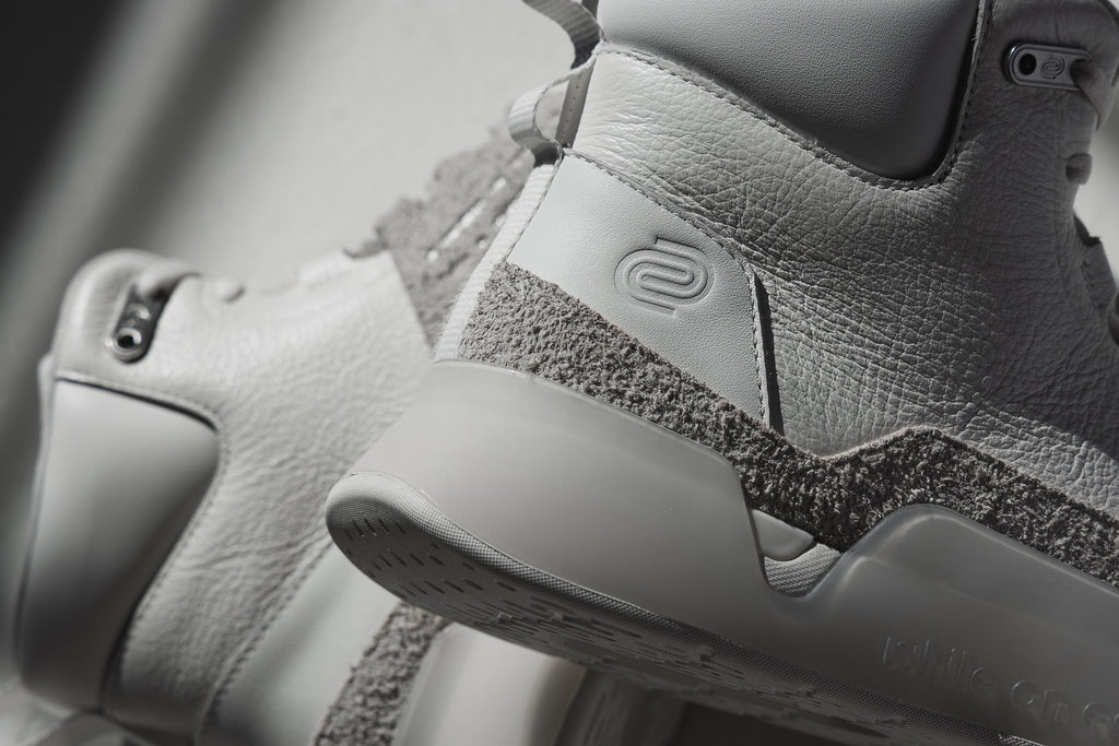 women's high-top leather trainer