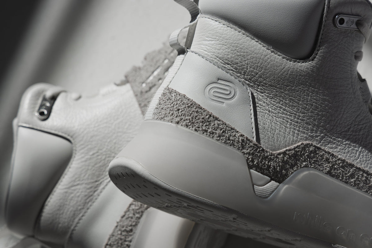 men's high-top leather trainer