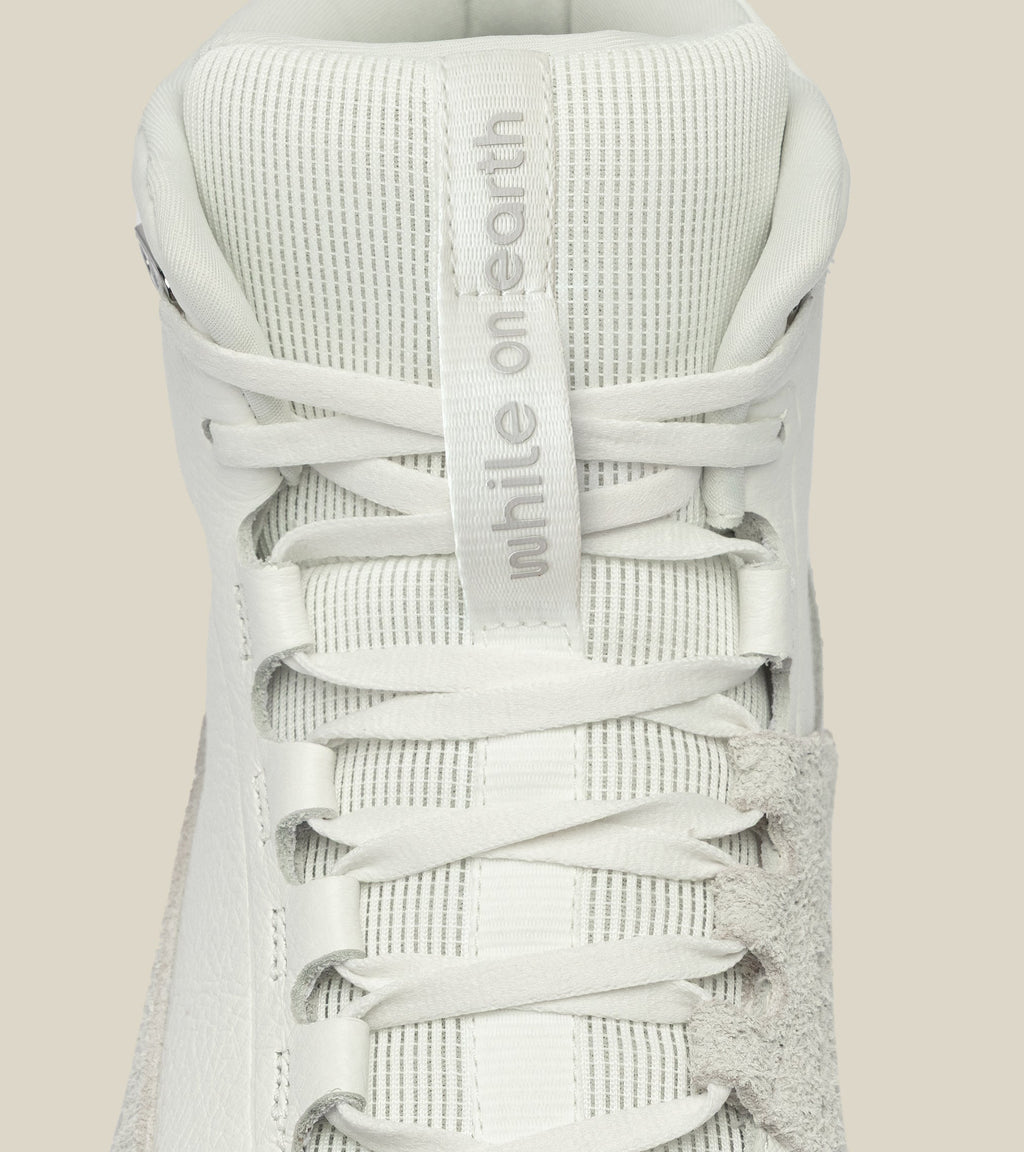 women's high-top leather trainer